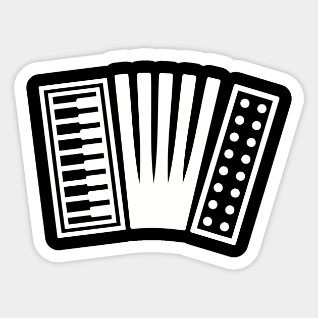 Accordion Accordion Sticker TeePublic